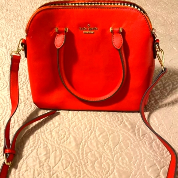 kate spade Handbags - Authentic KATE SPADE Red Leather Crossbody Bag